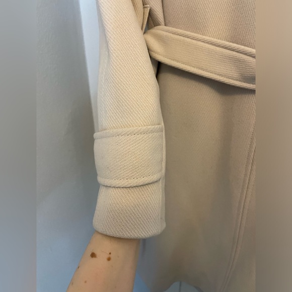 Filippa K Womens wool trench coat in Pumice Belted trench coat belted Wool coat - Picture 15 of 16